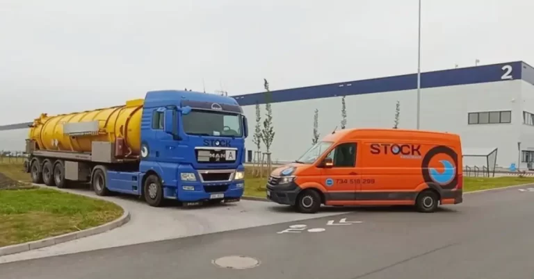 Čištění přečerpávací jímky pro společnost Panattoni