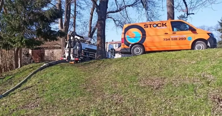 Čištění kanalizace pro dešťovou vodu